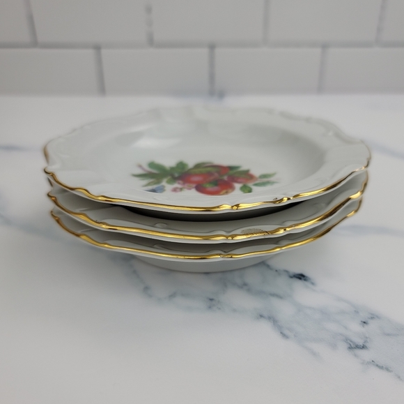 (3) 1950's Western Germany Porcelain Ashtrays - Picture 13 of 15